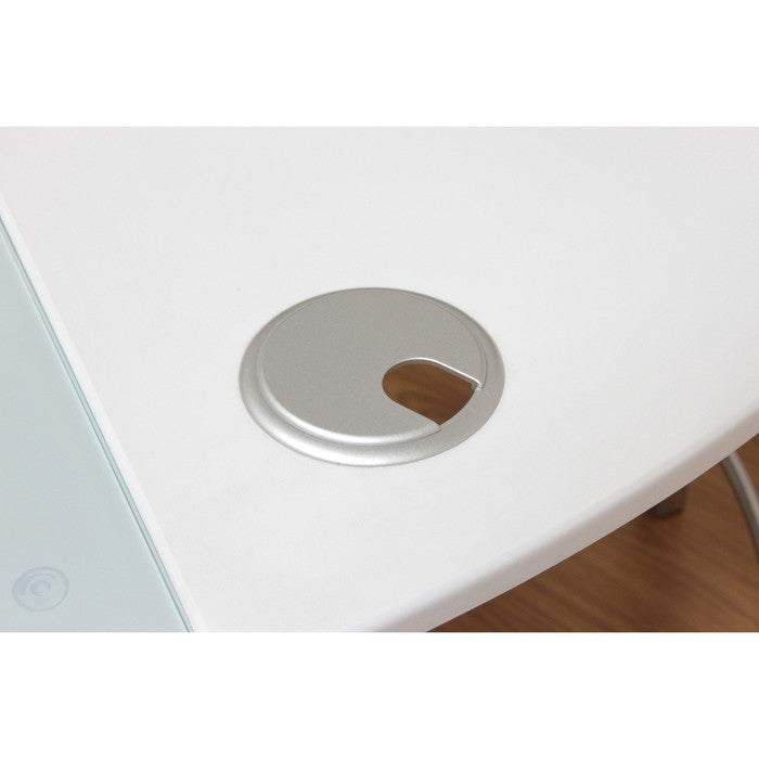 ガラスPCデスク L型 CT-1040WH fj-70391の画像