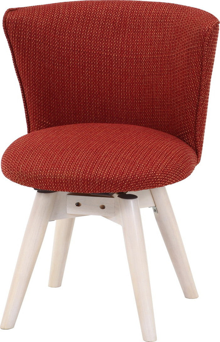 ダイニング チェア クラム ファブリック OR/WHW ホワイトウォッシュ 500×520×680 fj-70566の画像