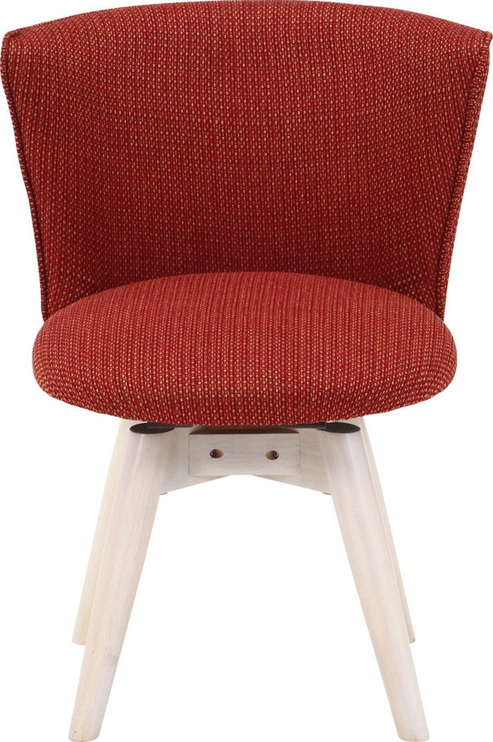 ダイニング チェア クラム ファブリック OR/WHW ホワイトウォッシュ 500×520×680 fj-70566の画像