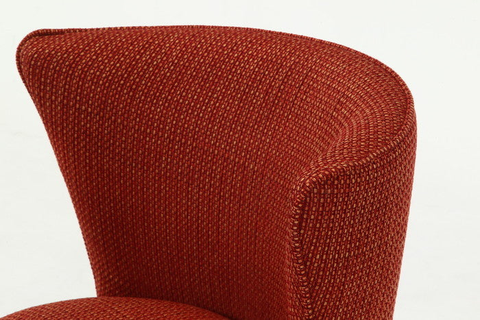 ダイニング チェア クラム ファブリック OR/WHW ホワイトウォッシュ 500×520×680 fj-70566の画像