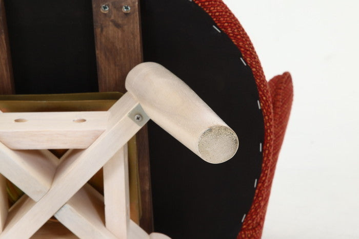 ダイニング チェア クラム ファブリック OR/WHW ホワイトウォッシュ 500×520×680 fj-70566の画像