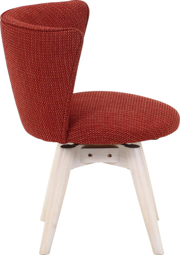 ダイニング チェア クラム ファブリック OR/WHW ホワイトウォッシュ 500×520×680 fj-70566の画像