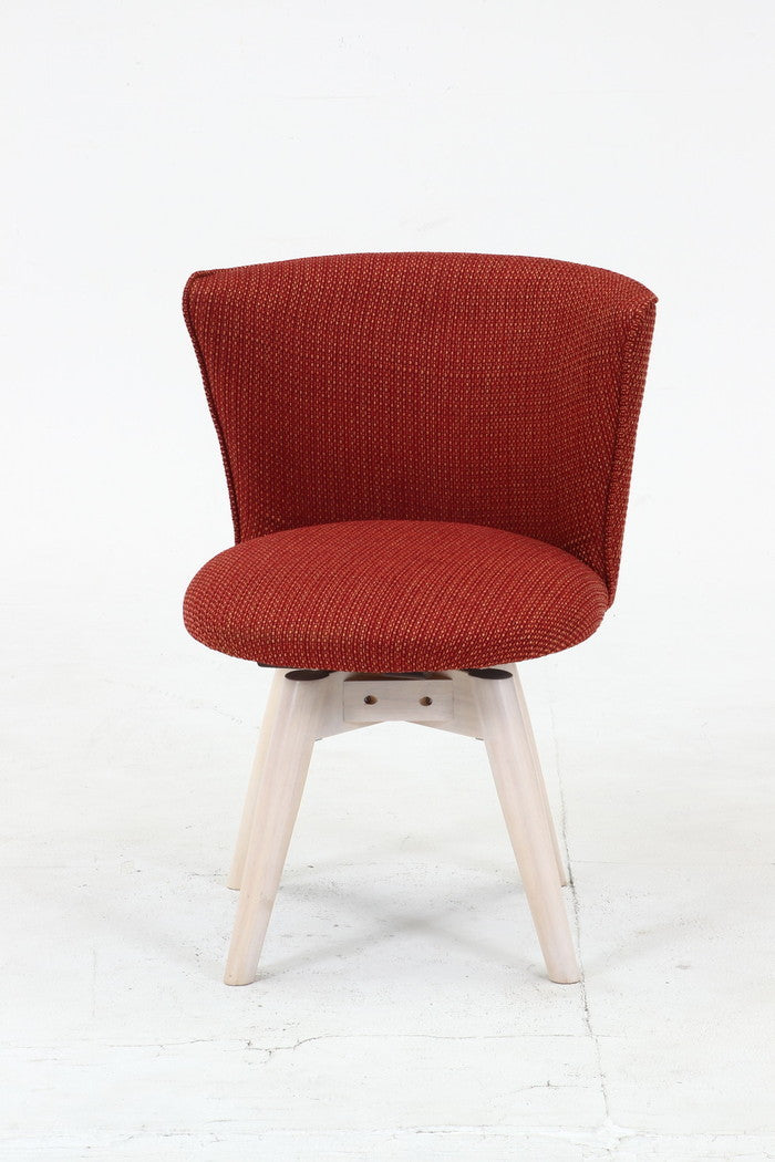 ダイニング チェア クラム ファブリック OR/WHW ホワイトウォッシュ 500×520×680 fj-70566の画像