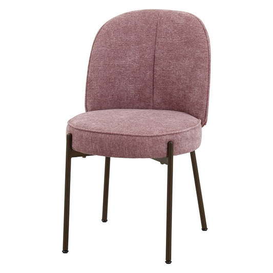 ダイニングチェア ミオ PK ピンク 組立品 W490×D610×H820mm 7.5kg fj-70670の画像