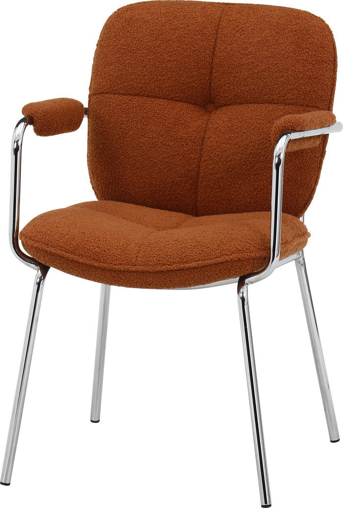 ダイニング チェア ルル OR DM1157OR オレンジ 幅550×奥行600×高さ810mm fj-70678の画像