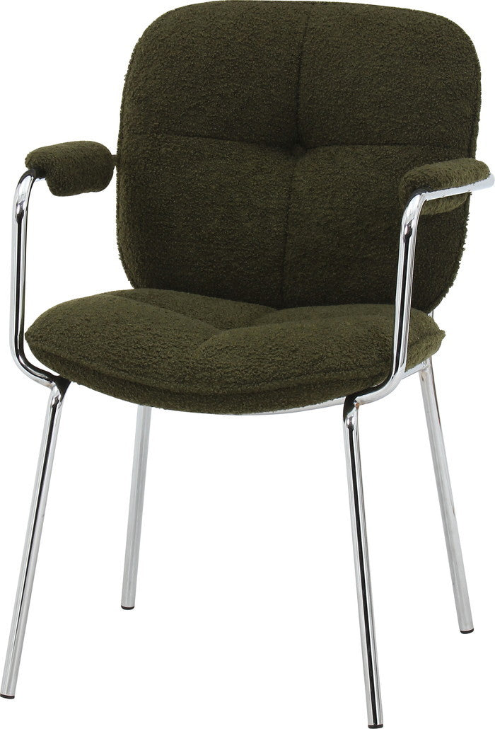 ダイニング チェア ルル KH DM1157KH カｰキ 幅550×奥行600×高さ810mm fj-70679の画像