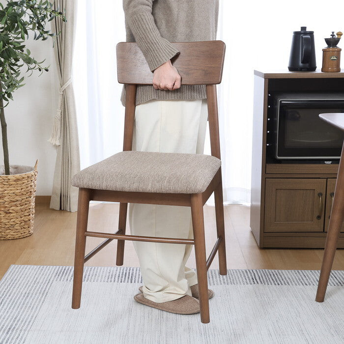 ダイニングチェア カウル ブラウン 完成品 W430×D450×H780mm 4.4kg fj-70755の画像