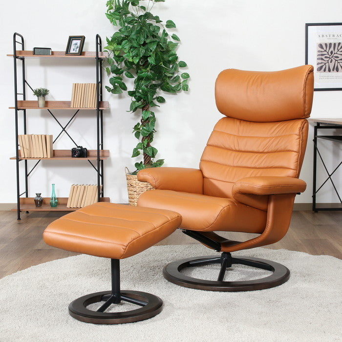 パーソナルチェアー オール CM キャメル 幅810×奥行750?1200×高さ890?1130mm fj-70765の画像