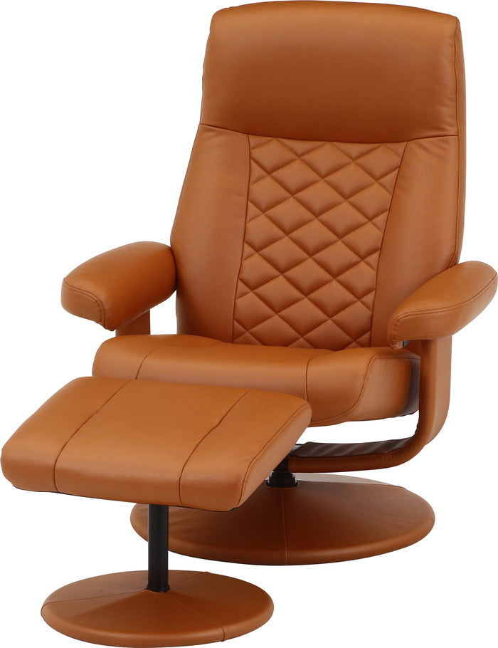 パーソナルチェアー クロス CM キャメル 幅775×奥行770?1065×高さ810?940mm fj-70768の画像