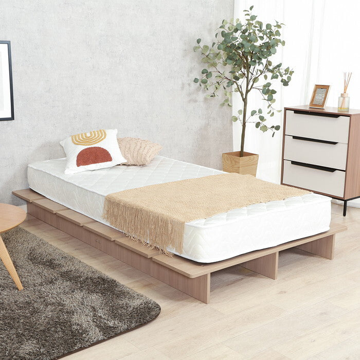 マットレス 圧縮 ポケットコイル S シングル ホワイト 完成品 W970×D1950×H180mm fj-70819の画像