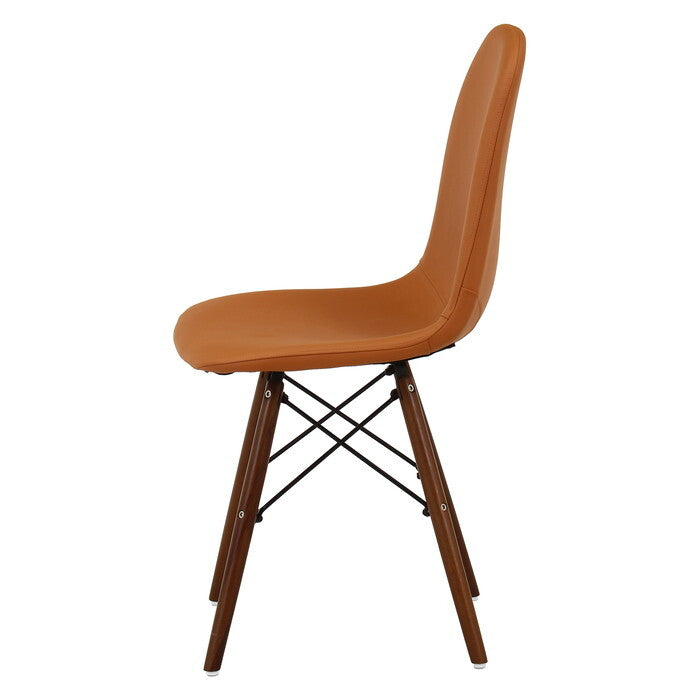 イームズチェア TPUレザー CAMEL キャメル 組立品 W460×D520×H820mm 3.7kg fj-70950の画像
