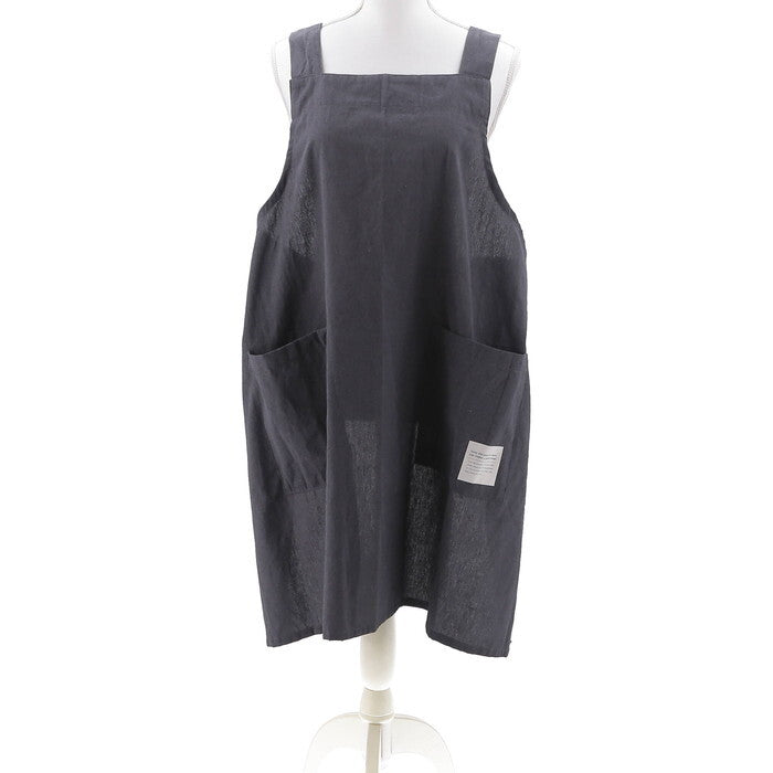 クロスエプロン グレー 完成品 W1000×D800×H0mm 0.17kg fj-71831の画像