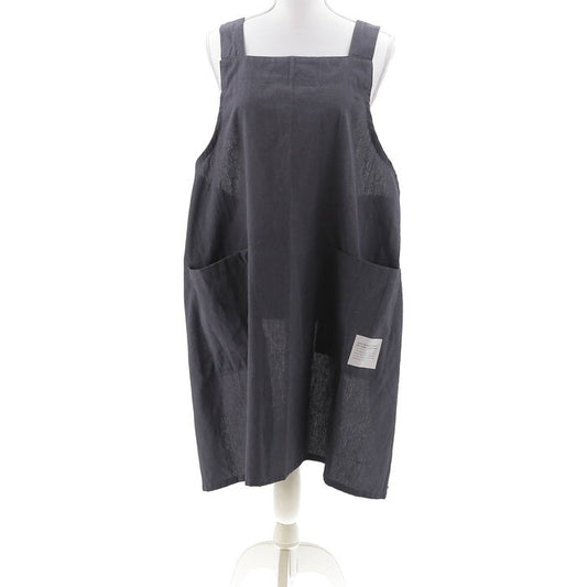 クロスエプロン グレー 完成品 W1000×D800×H0mm 0.17kg fj-71831の画像