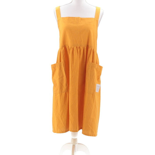 ギャザーエプロン イエロー 完成品 W1550×D800×H0mm 0.265kg fj-71832の画像