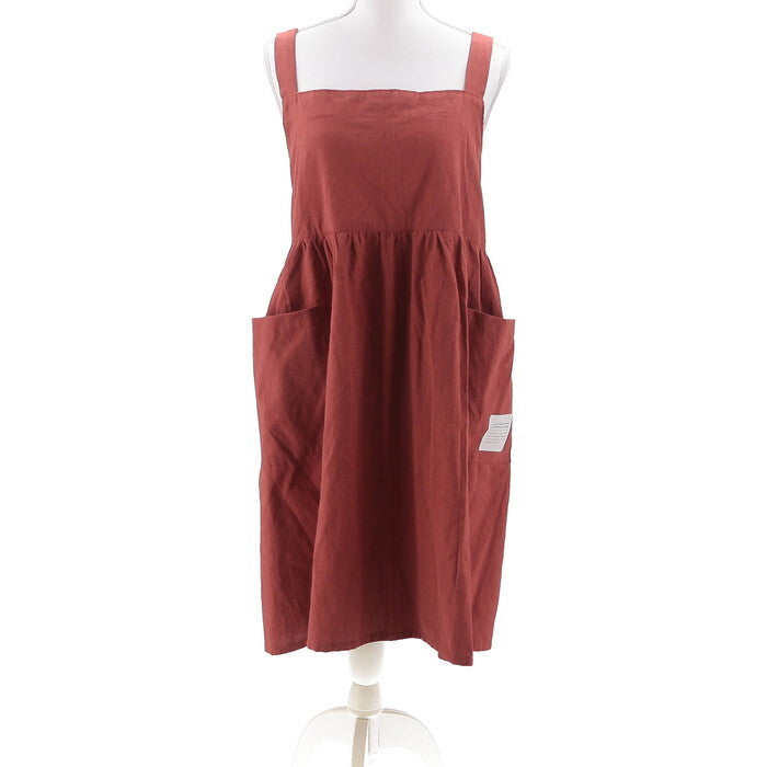 ギャザーエプロン テラコッタ 完成品 W1550×D800×H0mm 0.265kg fj-71833の画像