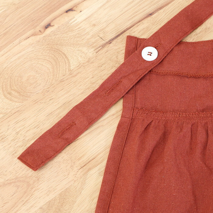 ギャザーエプロン テラコッタ 完成品 W1550×D800×H0mm 0.265kg fj-71833の画像