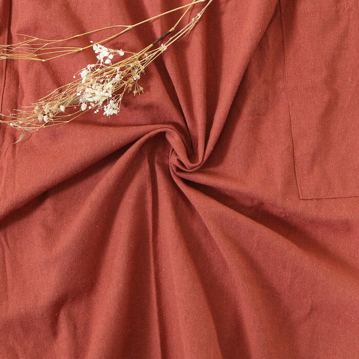 ギャザーエプロン テラコッタ 完成品 W1550×D800×H0mm 0.265kg fj-71833の画像