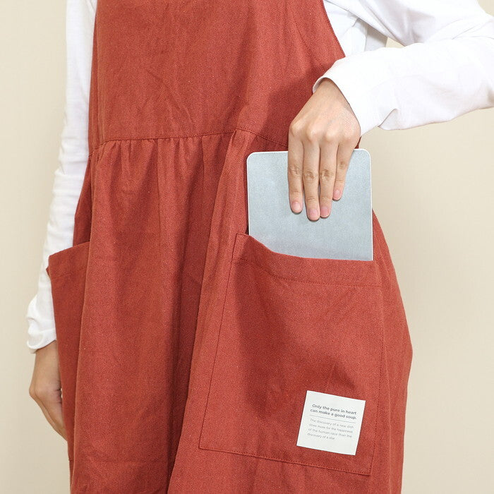 ギャザーエプロン テラコッタ 完成品 W1550×D800×H0mm 0.265kg fj-71833の画像