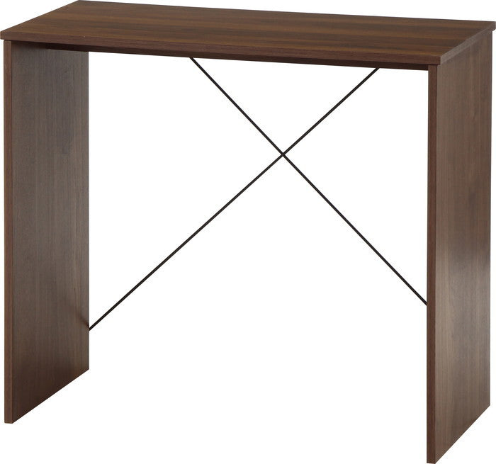 EZBOワイヤーデスク MBR EZ-DK80 ミディアムブラウン 幅800×奥行420×高さ720mm fj-71864の画像