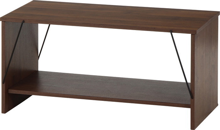 EZBOワイヤーテーブル MBR EZ-TA80 ミディアムブラウン 幅800×奥行420×高さ400mm fj-71866の画像