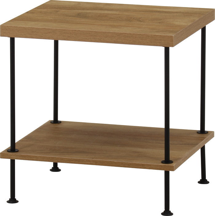 EZBOツイストロック サイドテーブル OAK NA EZ-STA オｰクナチュラル 幅470×奥行400×高さ480mm fj-71885の画像