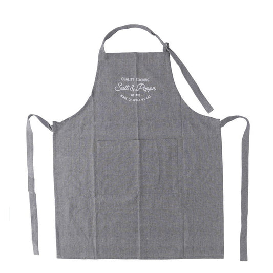 エプロン Salt&Pepper チャコール 幅650×奥行2×高さ800 fj-71950の画像