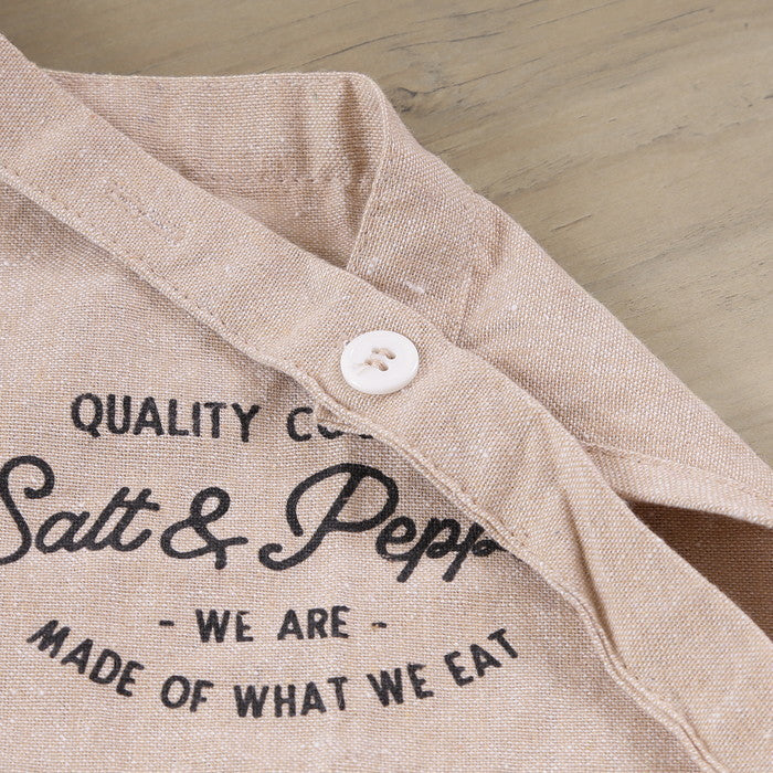 お手伝いエプロン Salt&Pepper ビスケット 幅480×奥行2×高さ535 fj-71954の画像