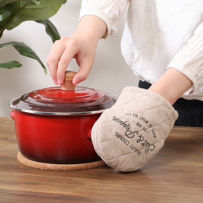 ミトン Salt&Pepper ビスケット 完成品 W150×D15×H180mm 0.07kg fj-71957の画像