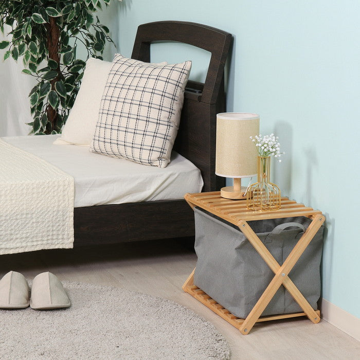 フォールディング ウッドラック リム 2段 NAxNA NAxNA 幅450×奥行270×高さ320 折りたたみ 折り畳み fj-72151の画像