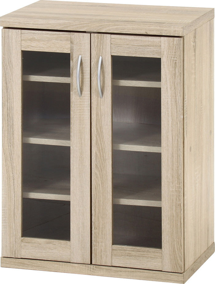 ラルゴ キャビネット オーク 6080CA オｰク 幅600×奥行415×高さ800mm fj-73402の画像