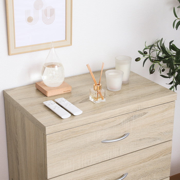 ラルゴ チェスト オーク 6080CH オｰク 幅600×奥行415×高さ800mm fj-73403の画像