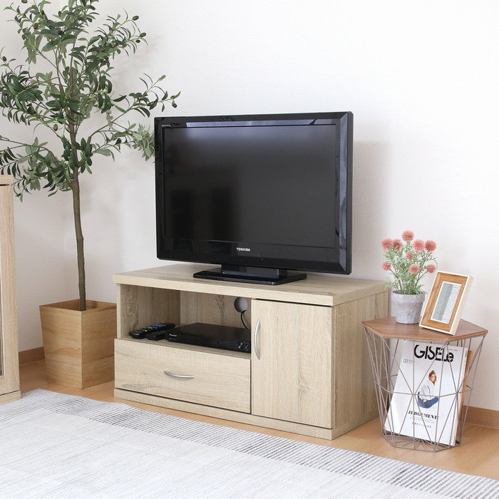 ラルゴ ローボード テレビ台 テレビボード リビングボード オーク 9045LB オｰク 幅890×奥行415×高さ450mm fj-73404の画像