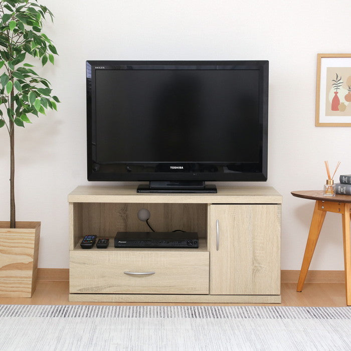 ラルゴ ローボード テレビ台 テレビボード リビングボード オーク 9045LB オｰク 幅890×奥行415×高さ450mm fj-73404の画像