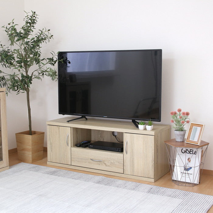 ラルゴ ワイドローボード テレビ台 テレビボード リビングボード オーク 1245LB オｰク 幅1180×奥行415×高さ450mm fj-73405の画像