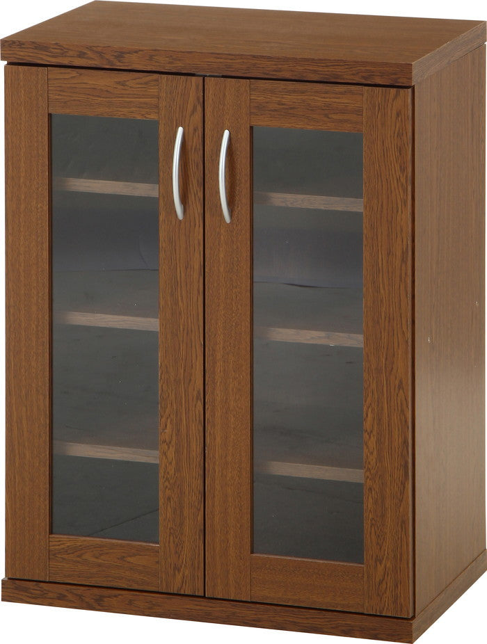 ラルゴ キャビネット オークBR 6080CA オｰクブラウン 幅600×奥行415×高さ800mm fj-73406の画像