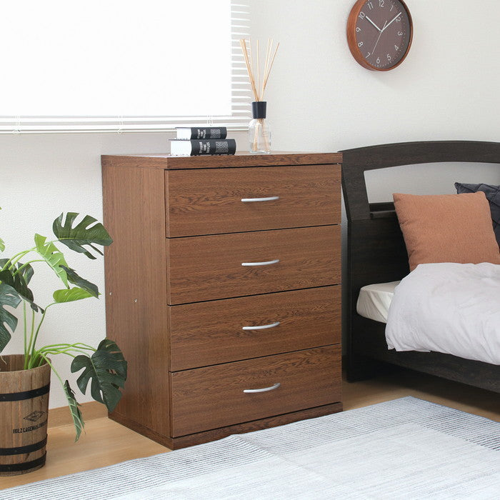 ラルゴ チェスト オークBR 6080CH オｰクブラウン 幅600×奥行415×高さ800mm fj-73407の画像