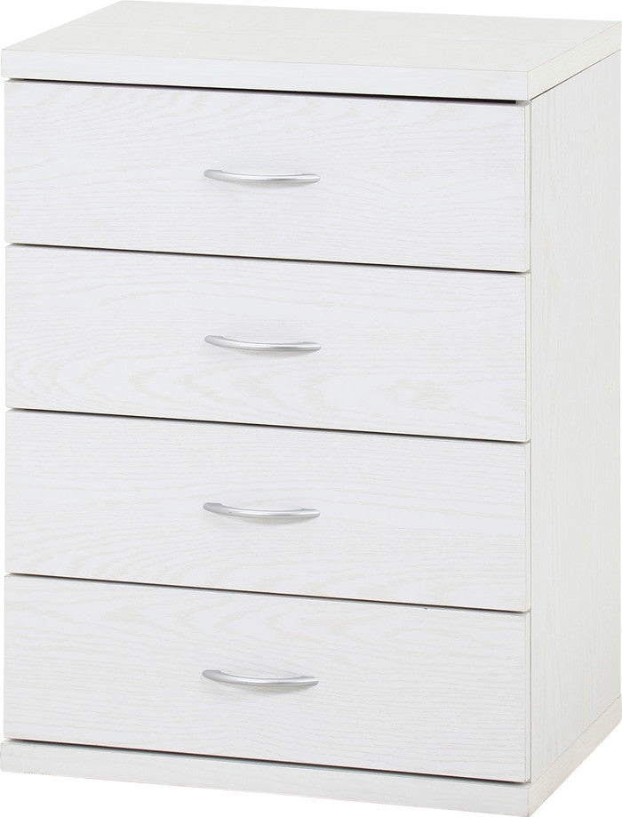 ラルゴ チェスト オークWH 6080CH オｰクホワイト 幅600×奥行415×高さ800mm fj-73411の画像