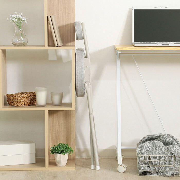 折りたたみ チェア GY グレー 完成品 W300×D455×H760mm 2.5kg fj-73620の画像