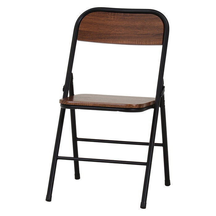 折りたたみ チェア アロン BR ブラウン 完成品 W450×D485×H780mm 4.3kg fj-73633の画像