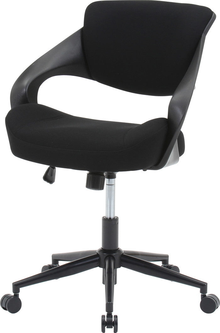 腰当たり最高チェア クラウド BK×BK LB-8811 ブラック×ブラック 幅600×奥行535×高さ780?880mm fj-74002の画像