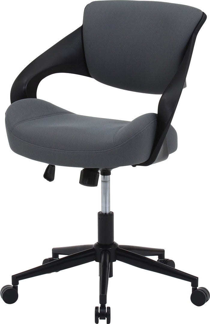 腰当たり最高チェア クラウド BK×GY LB-8811 ブラック×グレｰ 幅600×奥行535×高さ780?880mm fj-74003の画像