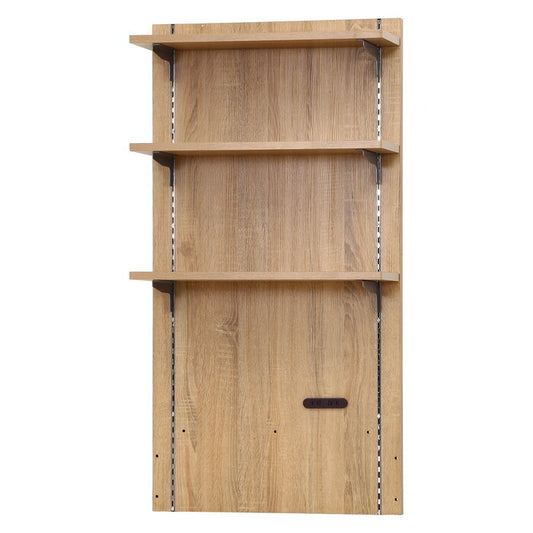バックボード スフィーダ 棚板付き NA ナチュラル 組立品 W600×D230×H1160mm 15kg fj-74140の画像