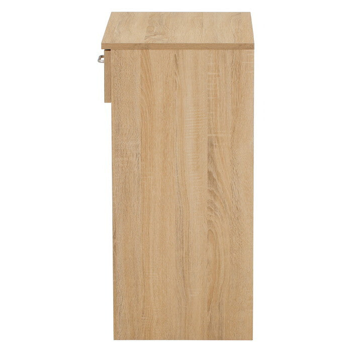 収納ラック スフィーダ ダストボックス上 NA ナチュラル 組立品 W600×D445-448×H850mm 13kg fj-74141の画像