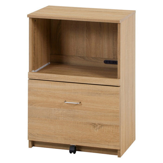 レンジボード スフィーダ NA ナチュラル 組立品 W600×D445-448×H850mm 23kg fj-74143の画像