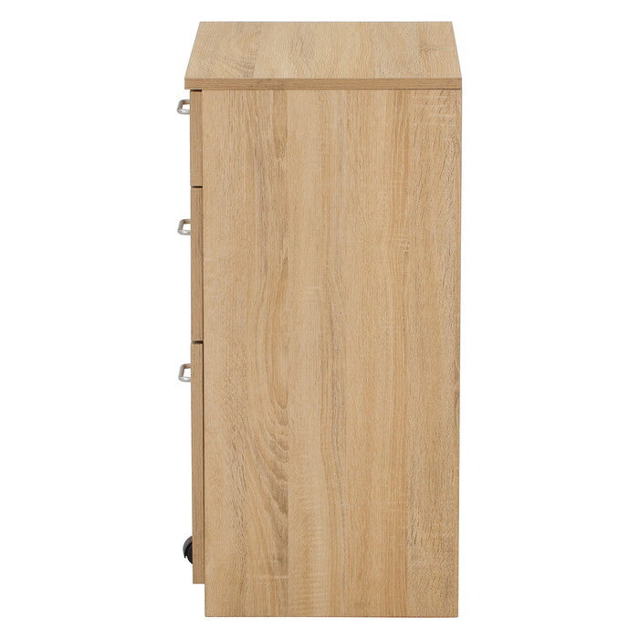 チェスト スフィーダ NA ナチュラル 組立品 W600×D445-448×H850mm 26.5kg fj-74144の画像