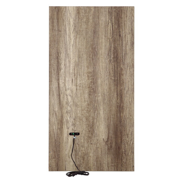 バックボード スフィーダ 棚板付き GY グレー 組立品 W600×D230×H1160mm 15kg fj-74145の画像