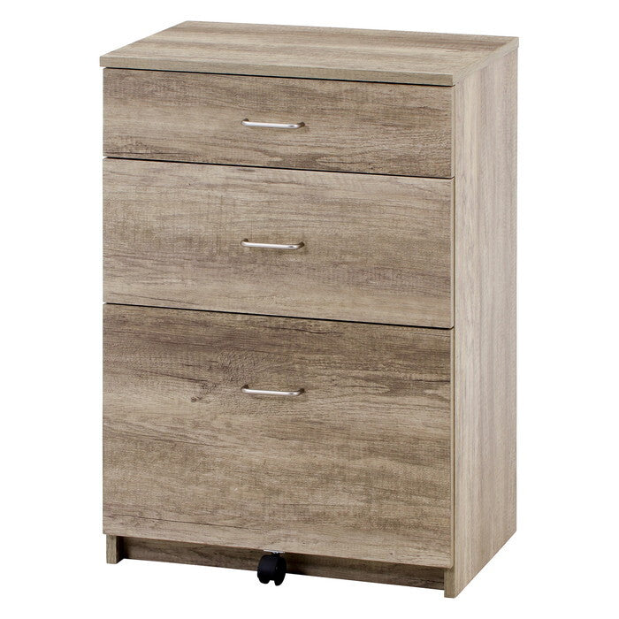 チェスト スフィーダ GY グレー 組立品 W600×D445-448×H850mm 26.5kg fj-74149の画像