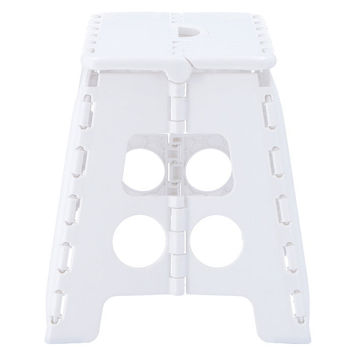 フォールディング ステップ スツール 折りたたみ 踏み台 H32cm WH ホワイト 幅370×奥行300×高さ320 fj-77520の画像
