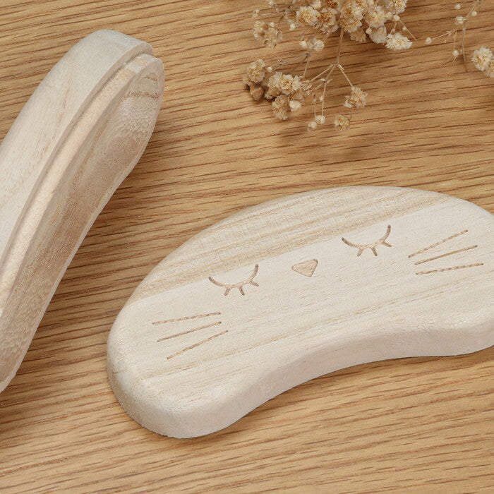 ひげケース ビーンズ 29994 ナチュラル 完成品 W120×D60×H29mm 0.1kg fj-78947の画像