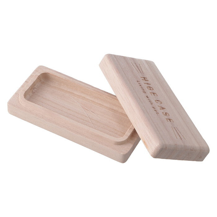 ひげケース スクエア 29995 ナチュラル 完成品 W120×D60×H29mm 0.1kg fj-78948の画像
